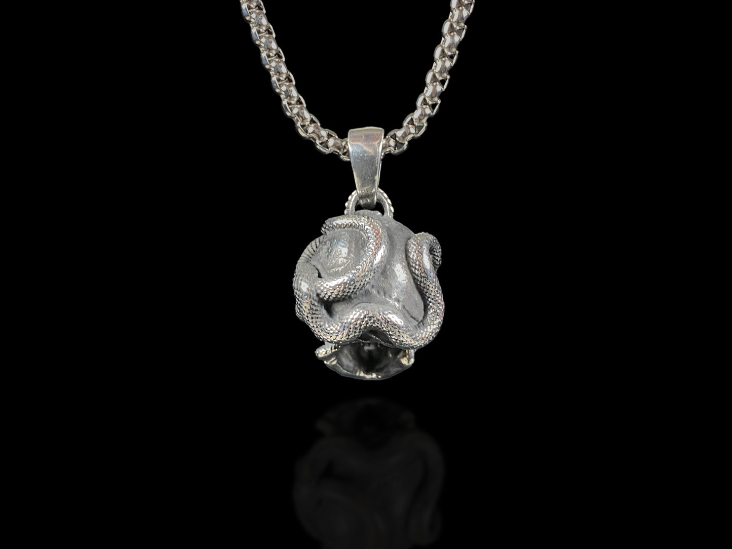 Serpent Skull Necklace