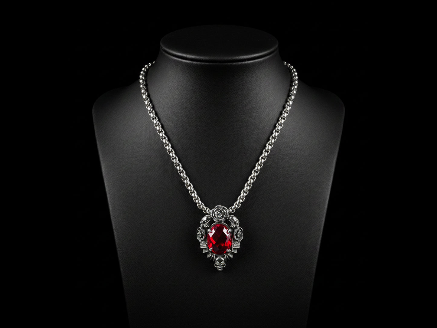 Blood Rose Necklace